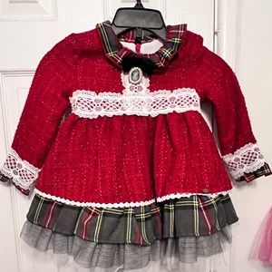 Pettigirl red dress with headband